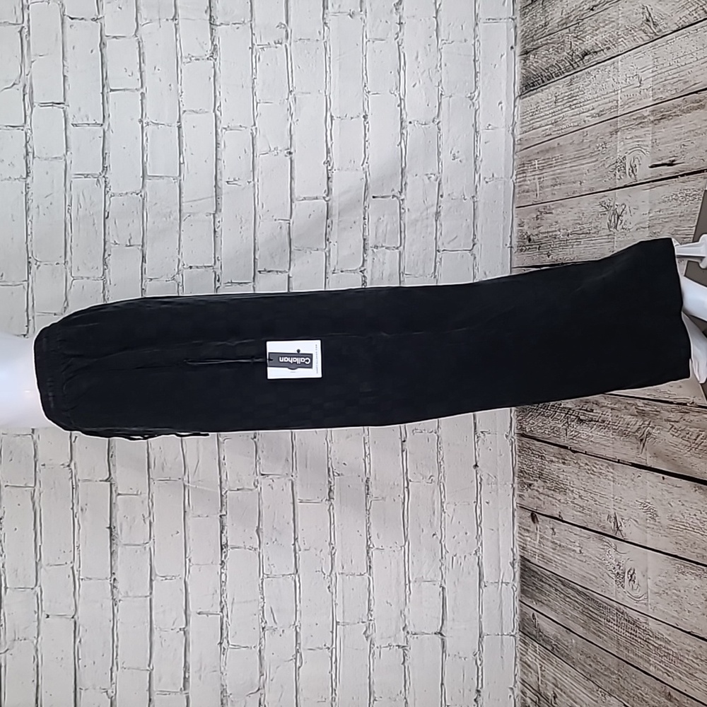 Callahan Silky Flowy Cupro High Rise Wide Leg Pull On Kat Pant in Black - NWT - Picture 5 of 14